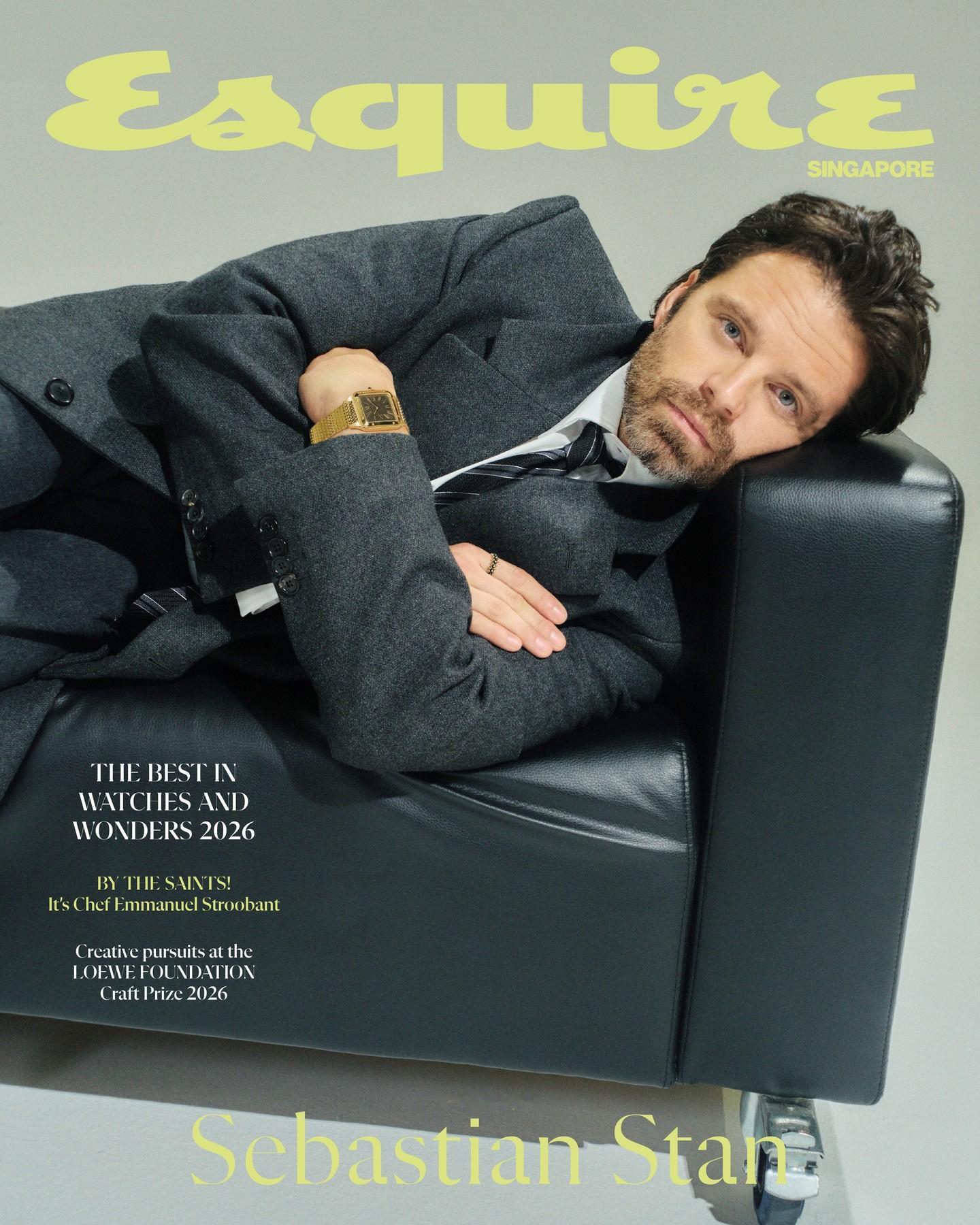 塞包登上《Esquire》新加坡版杂志新写真