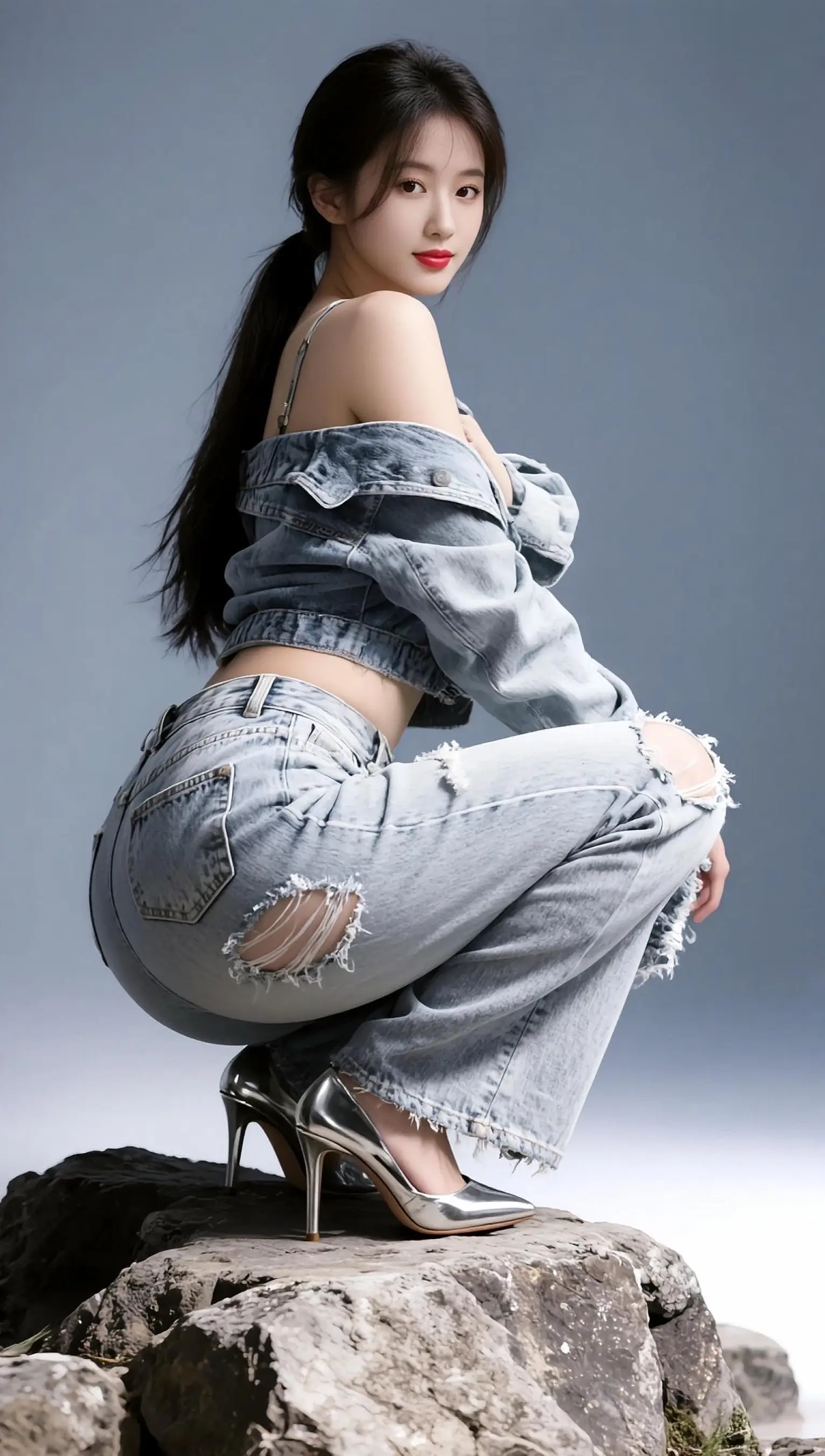 AI破洞风写真 随变ai随便玩