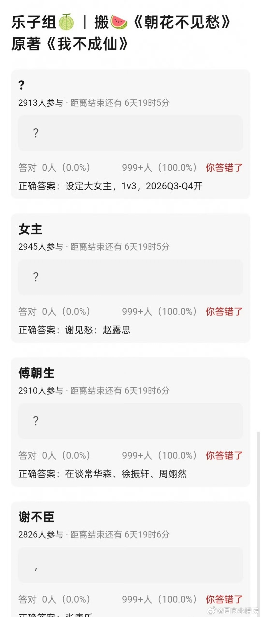 赵露思的新饼《我不成仙》，男角色在接触：常华森、徐振轩、周翊然。谁是下一个受害者