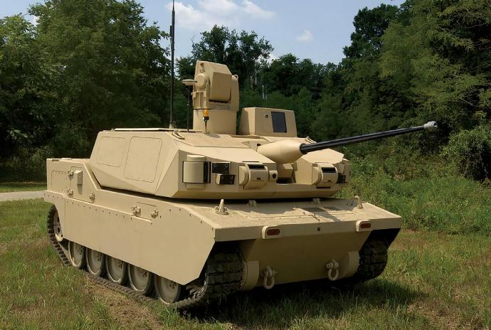 每天认识一件兵器 英国“黑骑士”无人装甲车“黑骑士”（Black Knight）