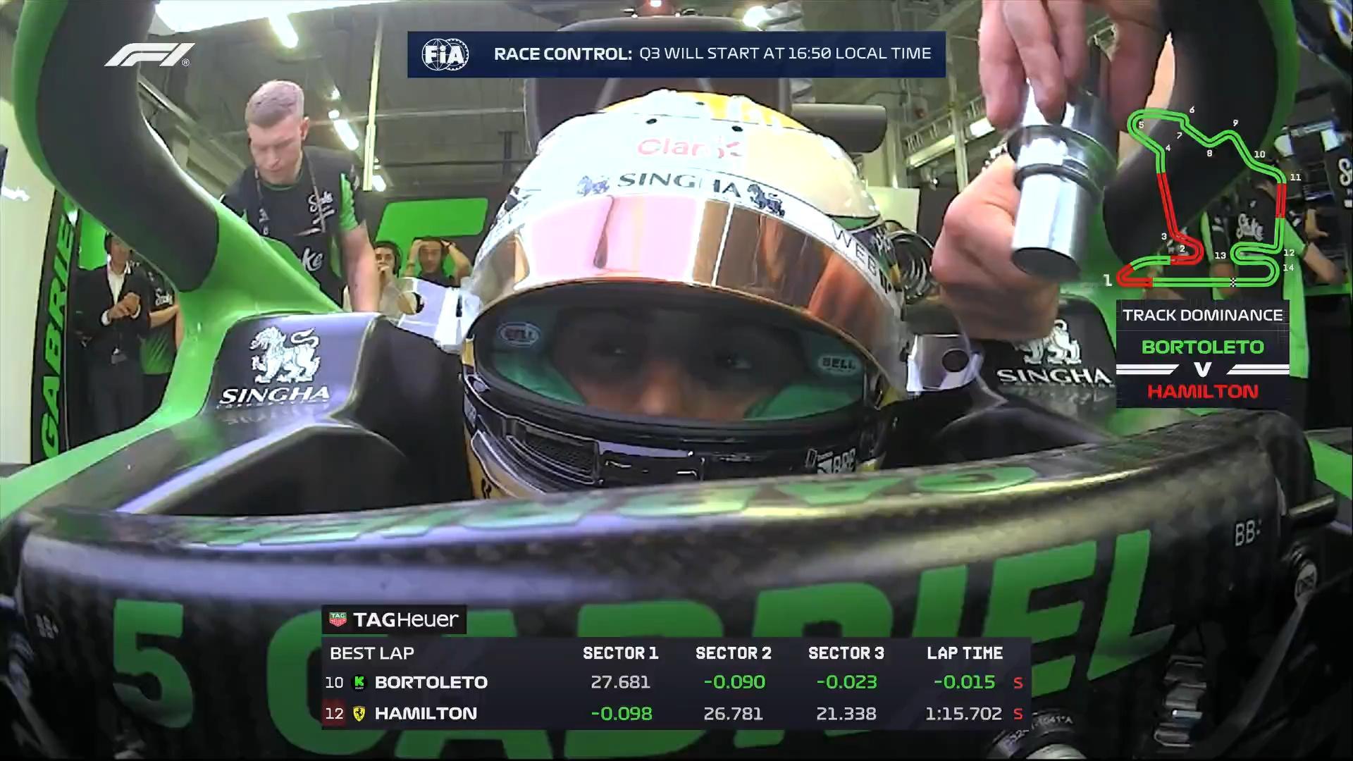 博托莱托本赛季第3次进入Q3！F12025F1匈牙利大奖赛 ​​​