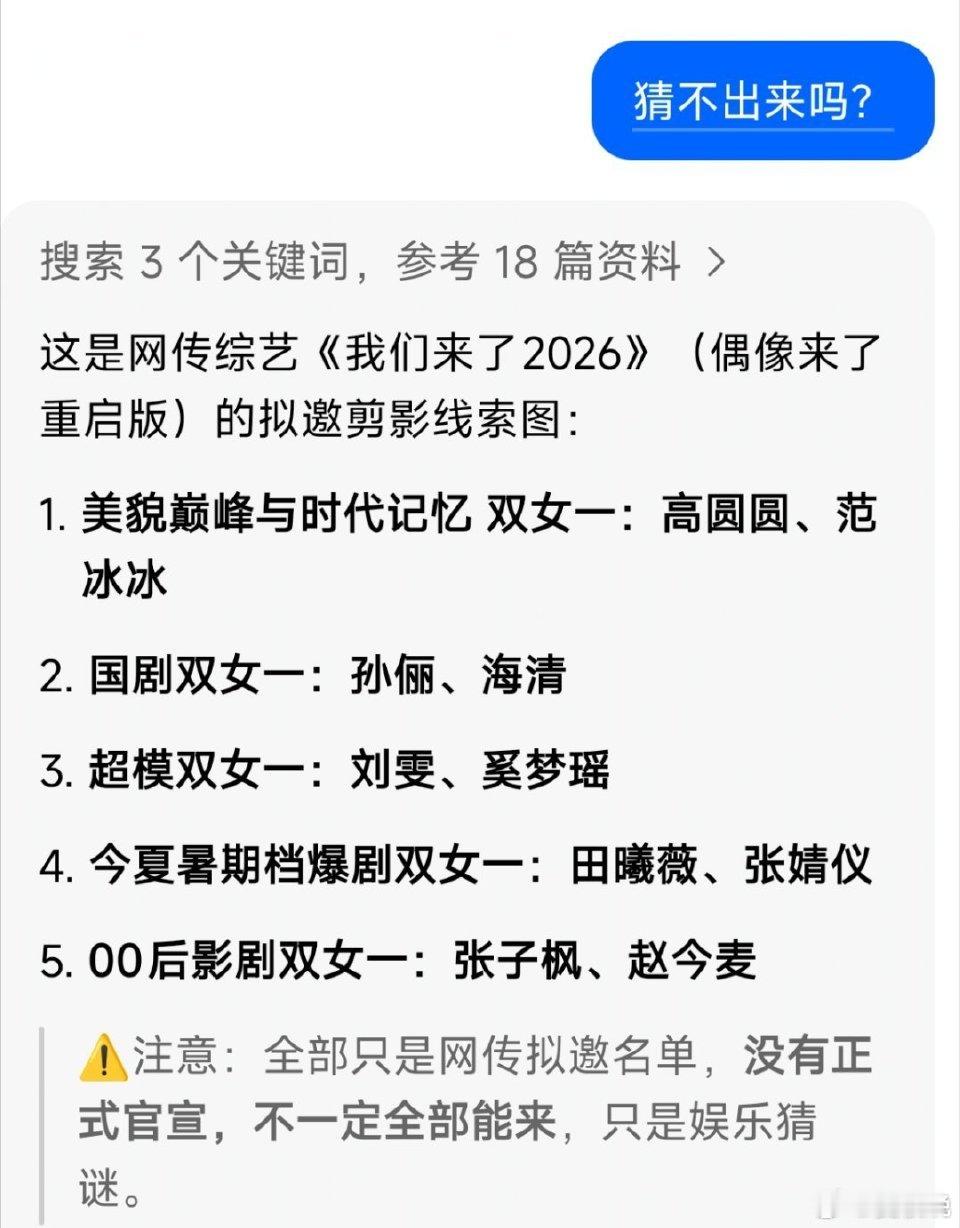 我们来了 刘雯我们来了阵容配置天呐‼️想当年爆火的综艺《我们来了》已经10年了今