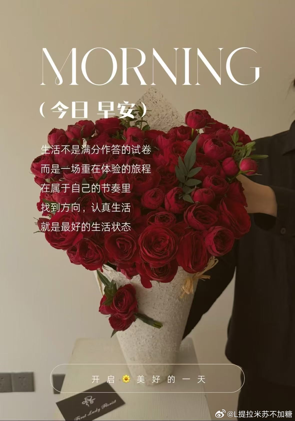 𝗲𝗻𝗷𝗼𝘆 𝘆𝗼𝘂𝘀𝗲𝗹𝗳 🌷生活不是满分作答的试卷而