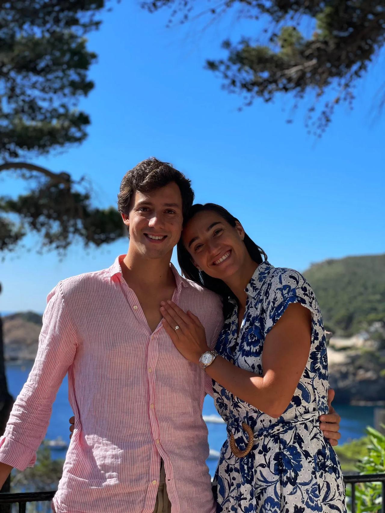 #WTA# 🇫🇷名将加西亚订婚💍

晒出钻戒💍
