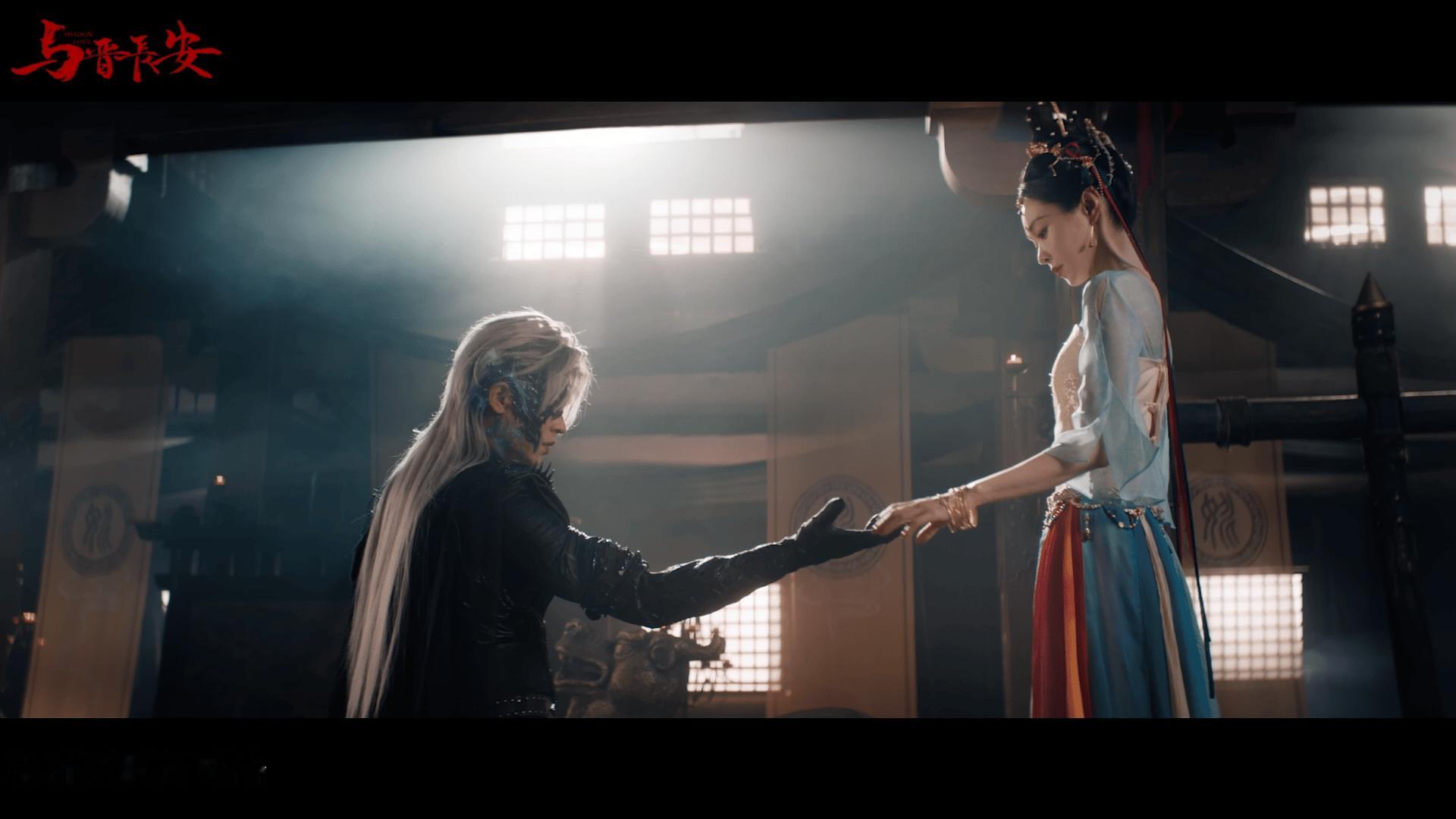 #丞磊宋轶小狼与姐即视感#与晋长安杀青，预告里这一幕妥妥有小狼与姐的即视感，我跪