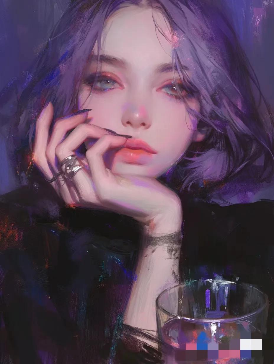 💜来，一起喝一杯吧♒️
#美美的一杯# #喝一口怦然心动# #推荐头像壁纸# 