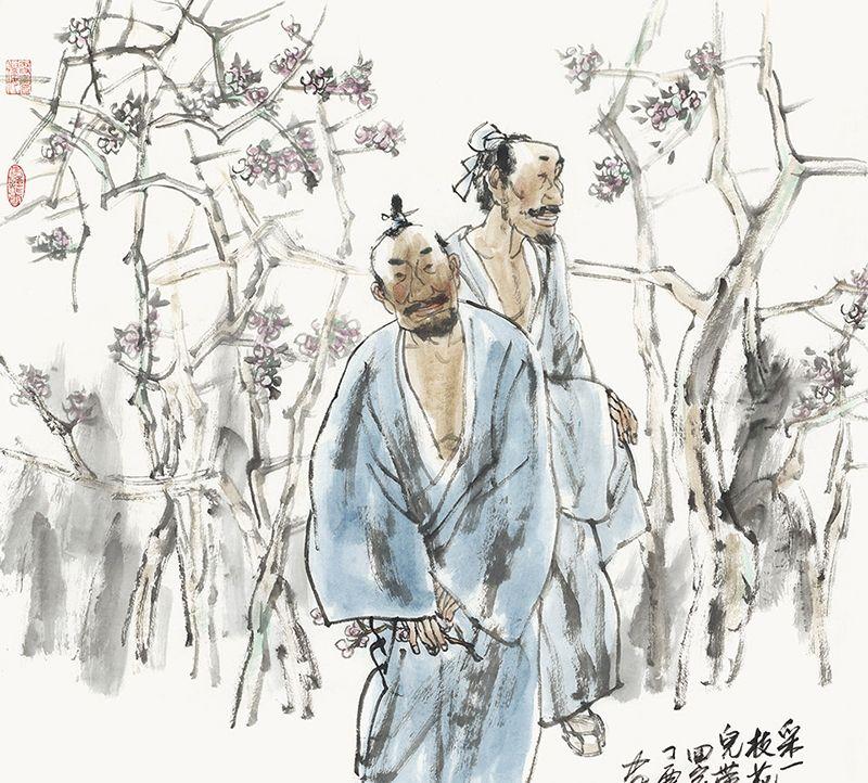 上联：惹草沾花王老二
下联：[比心]

网络图片/诚谢侵删