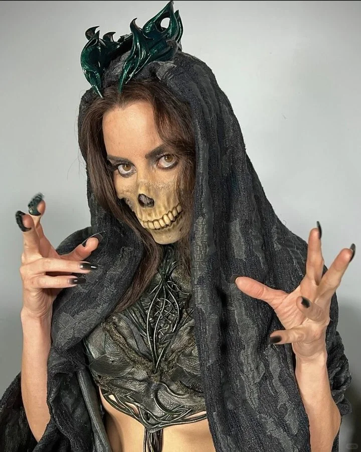 💀奥布瑞·普拉扎“死亡”化妆效果图‼️