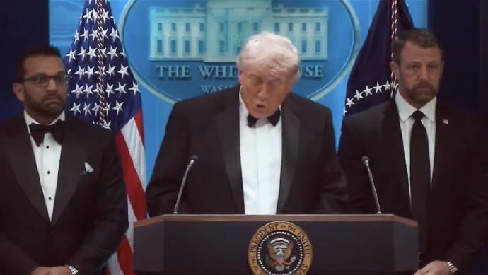 枪声当耳旁风，特朗普毫不在乎，歌照唱舞照跳，美国已经没救了

biubiubiu