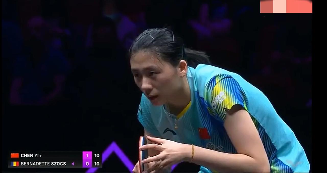 陈熠在对阵斯佐科斯的比赛中，
虽然最后赢得了最后的胜利，
但第二局输的让人有点无