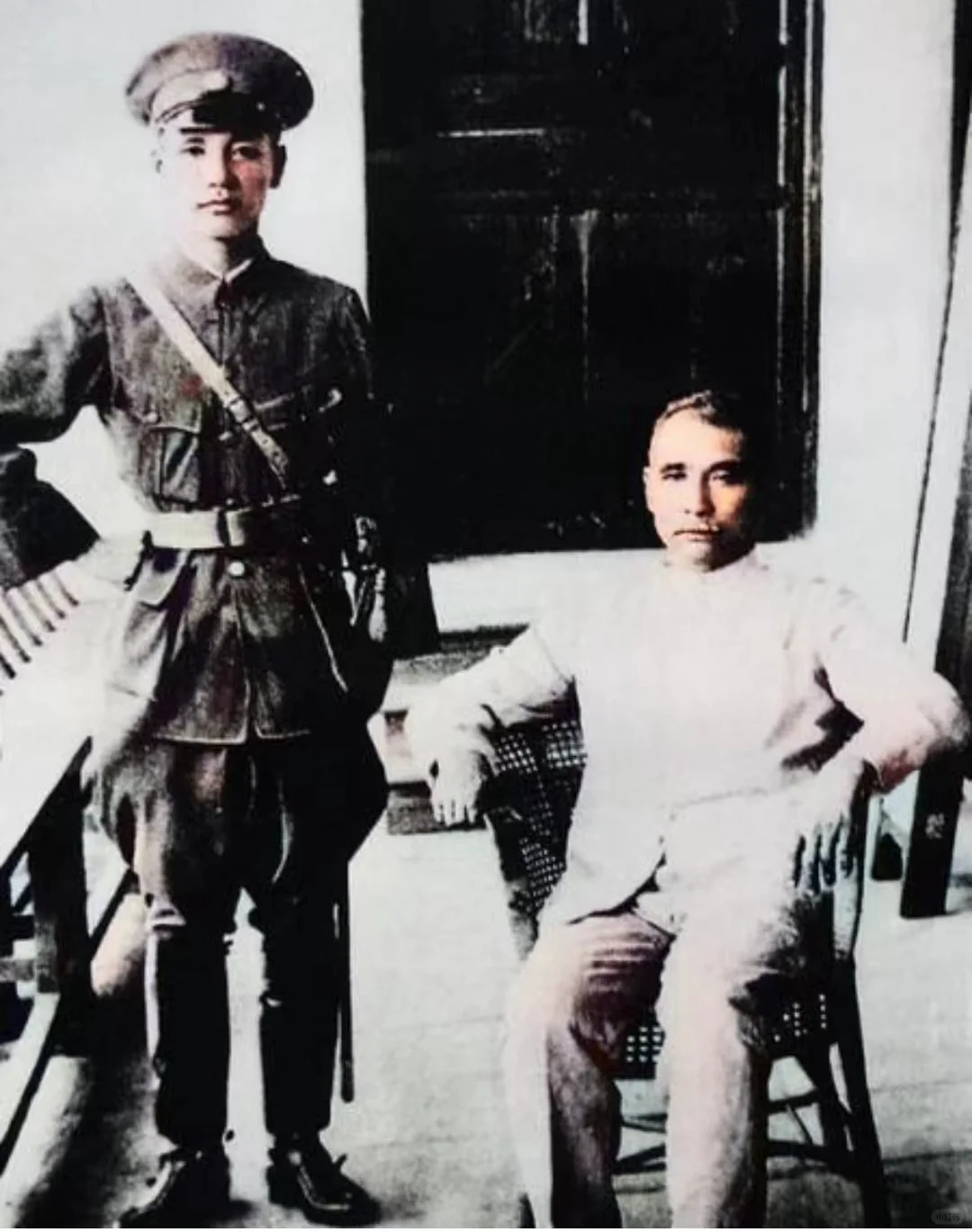 黄埔军校时期的孙中山和蒋介石