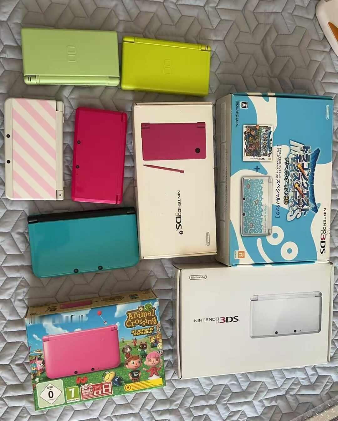 或许这些3ds会有老师喜欢？
➗这些员工，欧版限定机带价来谈，其他的有具体价格3