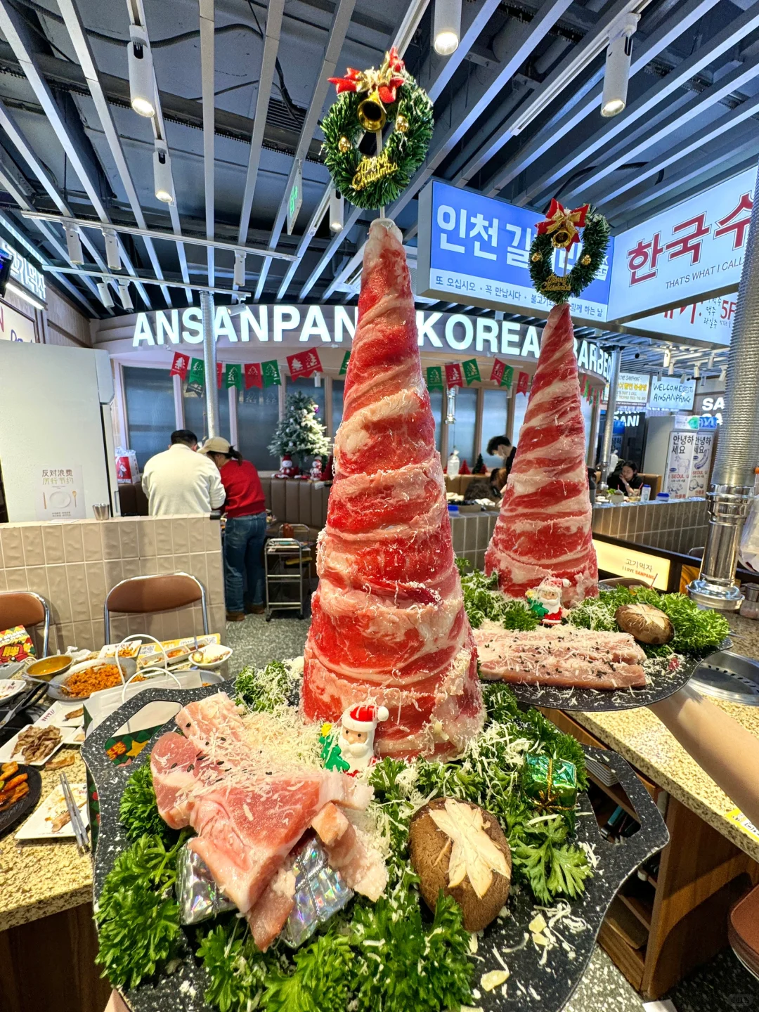 长沙首家！！圣诞树烤肉🎄！！快去吃！！！
