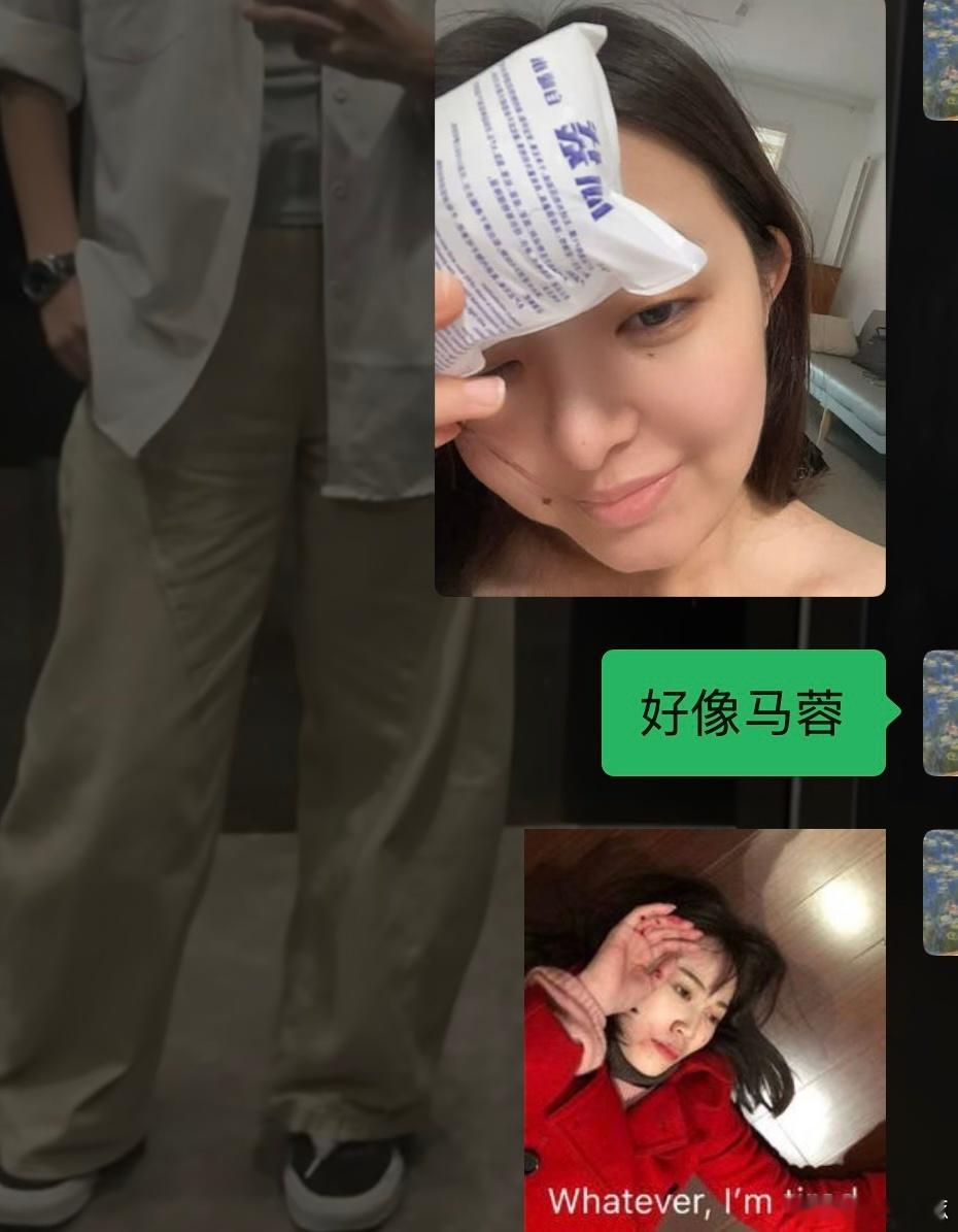 我中暑了 孩子给我买药 买药前我拿出冰袋冷敷 发现自己好像马蓉 