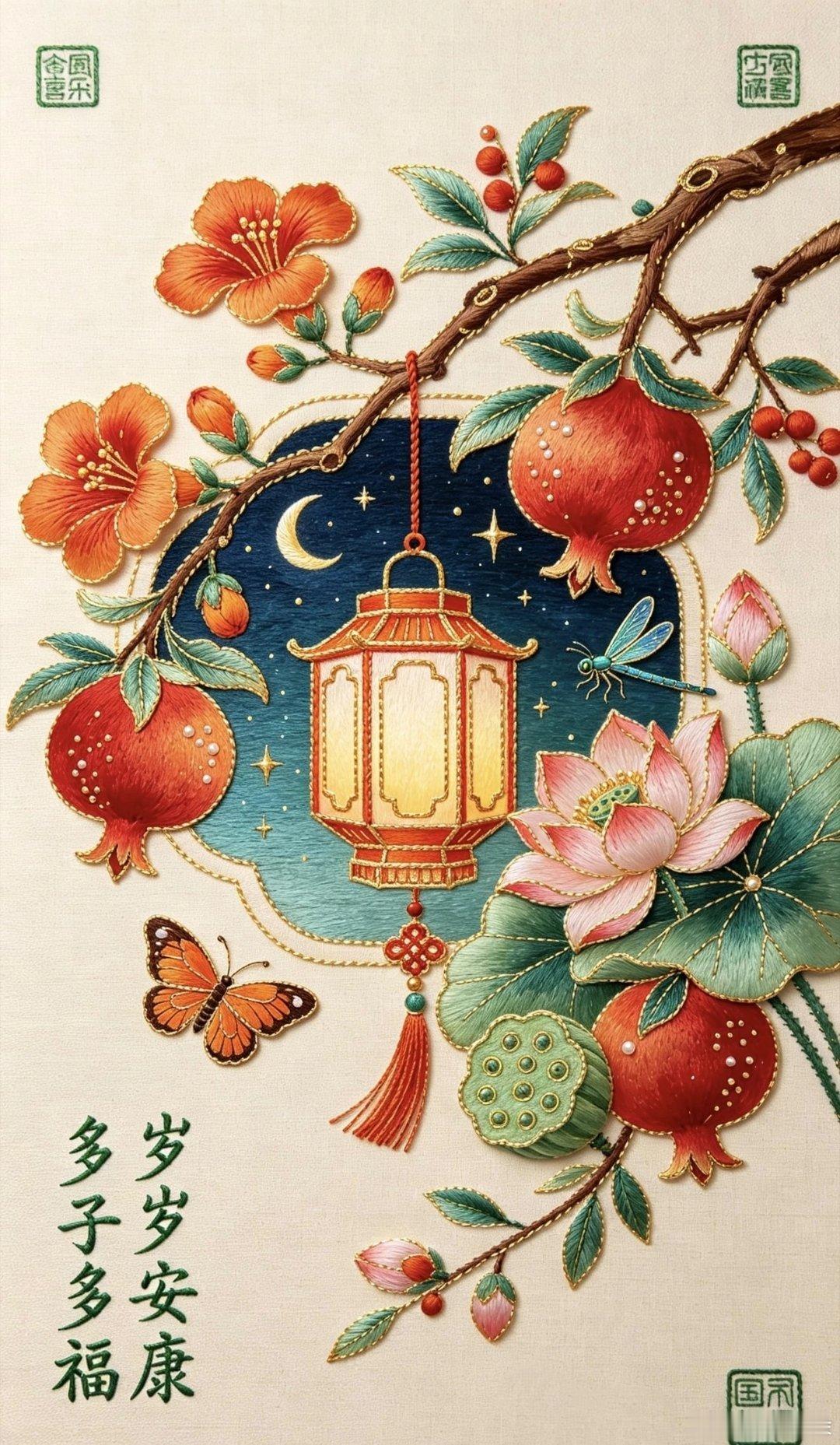 “ 八月 事事如意顺心... ” 聚财纳福寓意美好壁纸 