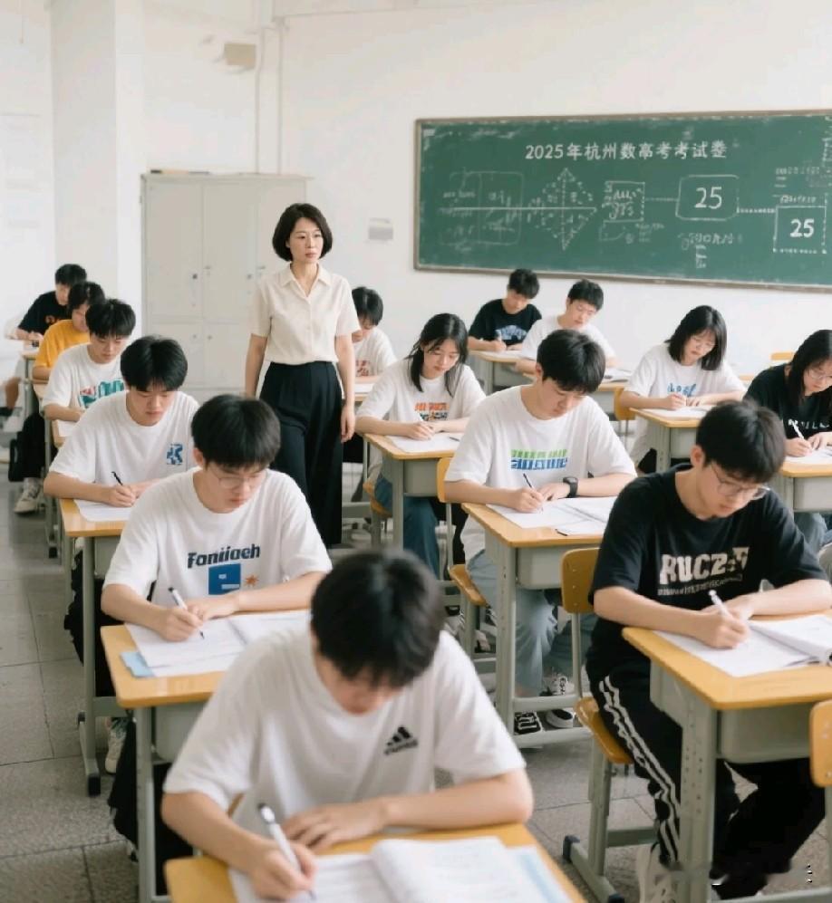 上了高中你才会发现，
重点高中的优势在高考这几天体现的淋漓尽致，主场优势，老师贴