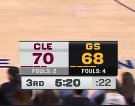 准起来了 比赛精彩起来了  骑士vs勇士