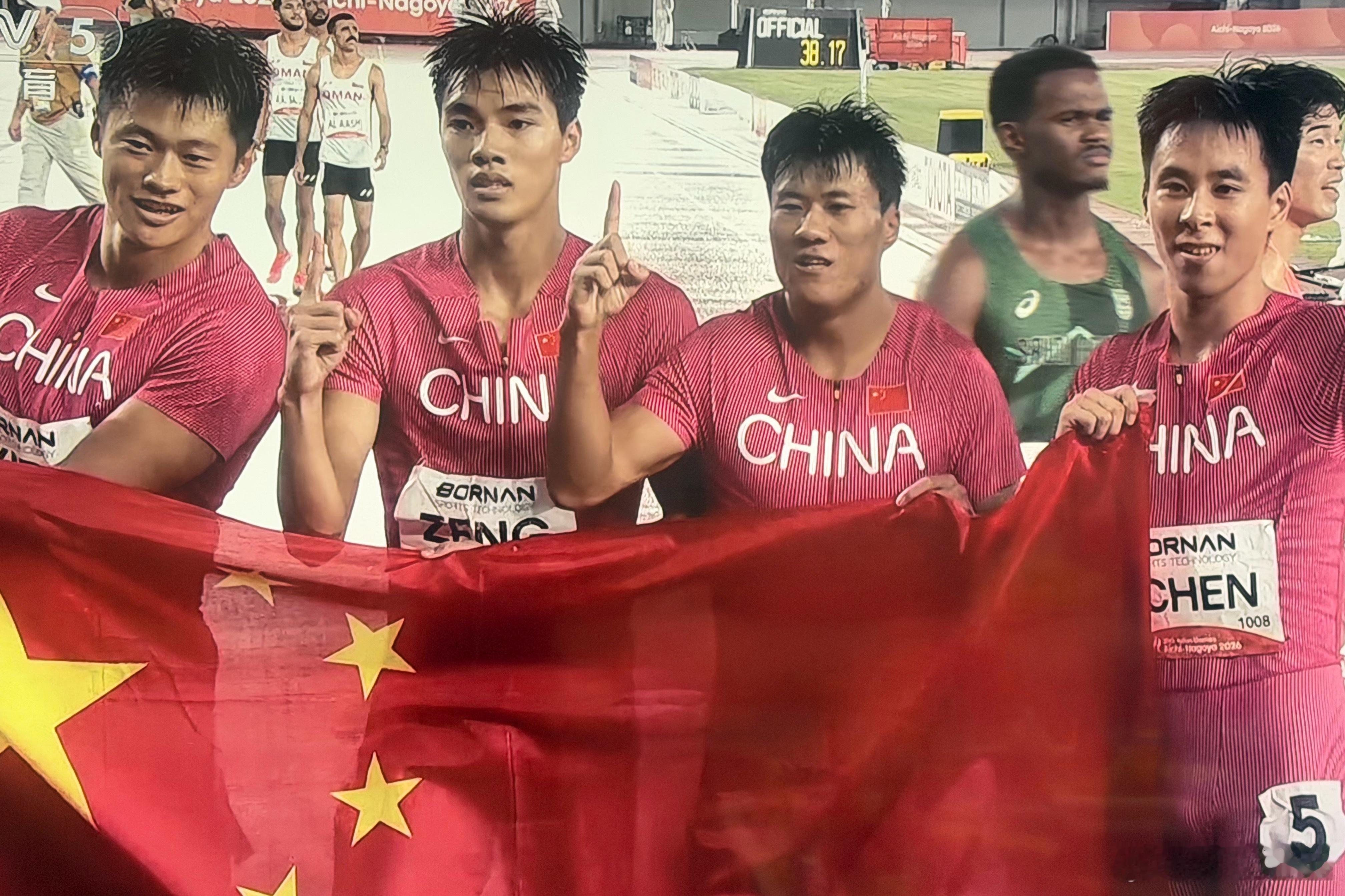中国女子百米接力金牌中国男子百米接力金牌 燃起来了！还是TM田径项目看的人肾上腺