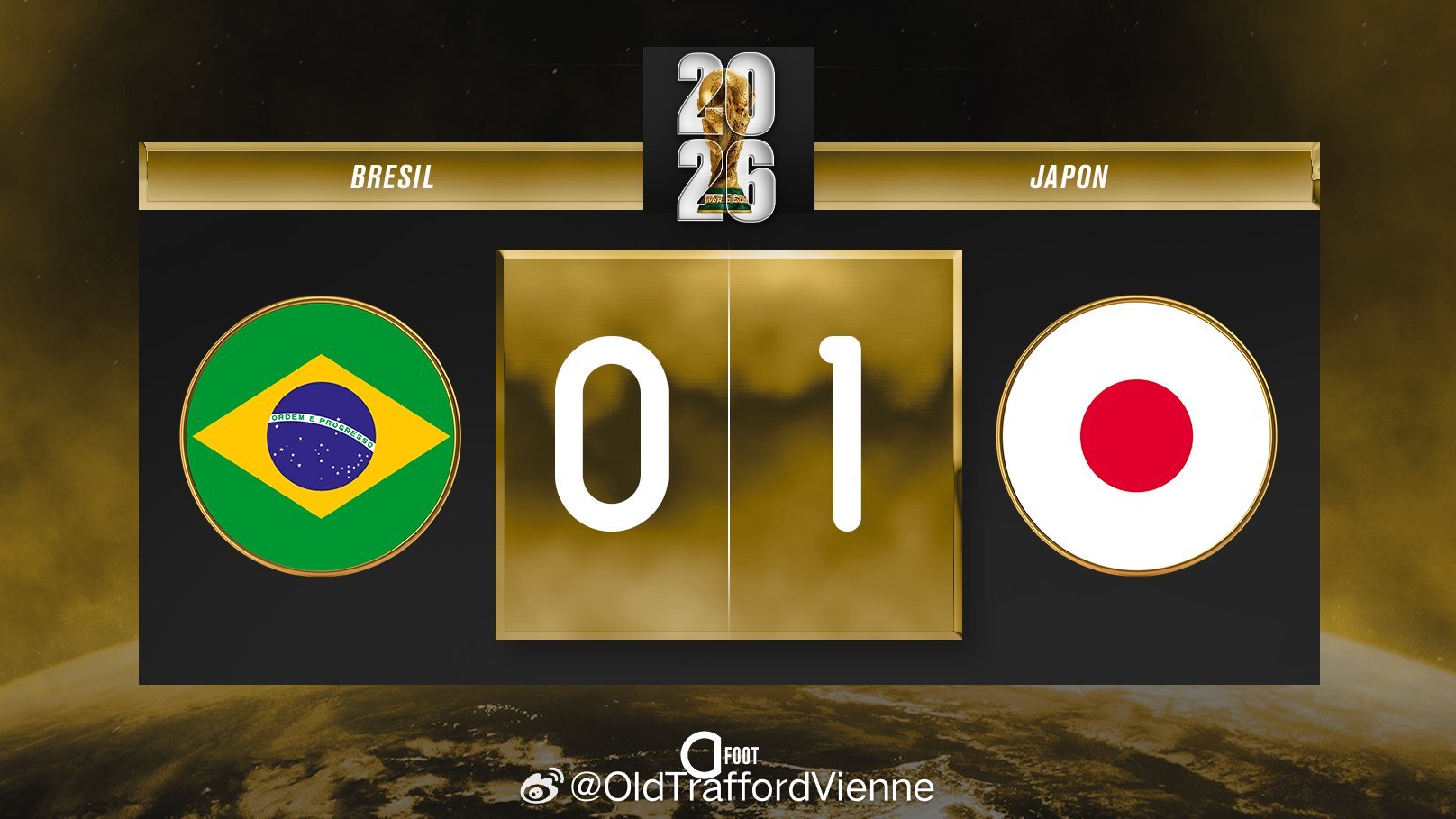 半场结束，日本快速防守反击破门1-0领先巴西卡塞米罗14分钟就拿到黄牌，之后动作