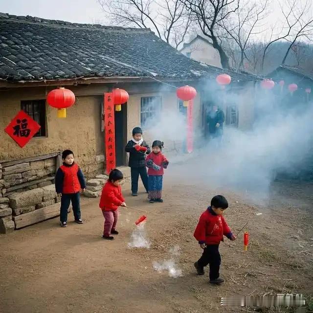 五六十年代这个时候，家乡农村的孩子们唱着顺口溜，扮着手指盼望过年:
廿四送灶（送