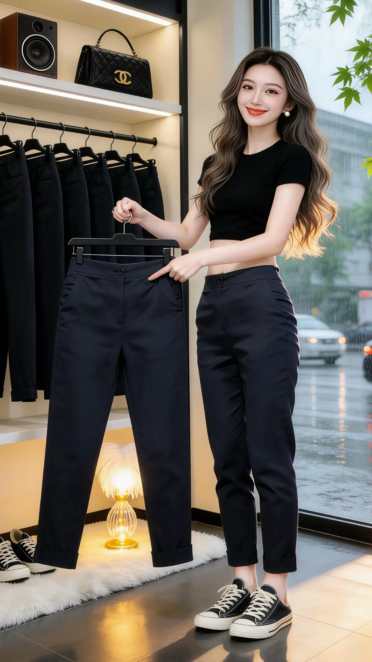 显瘦显高显腿长裤子 一周穿搭潮裤 百搭神裤人手一条 修饰腿型的裤子 春款上新