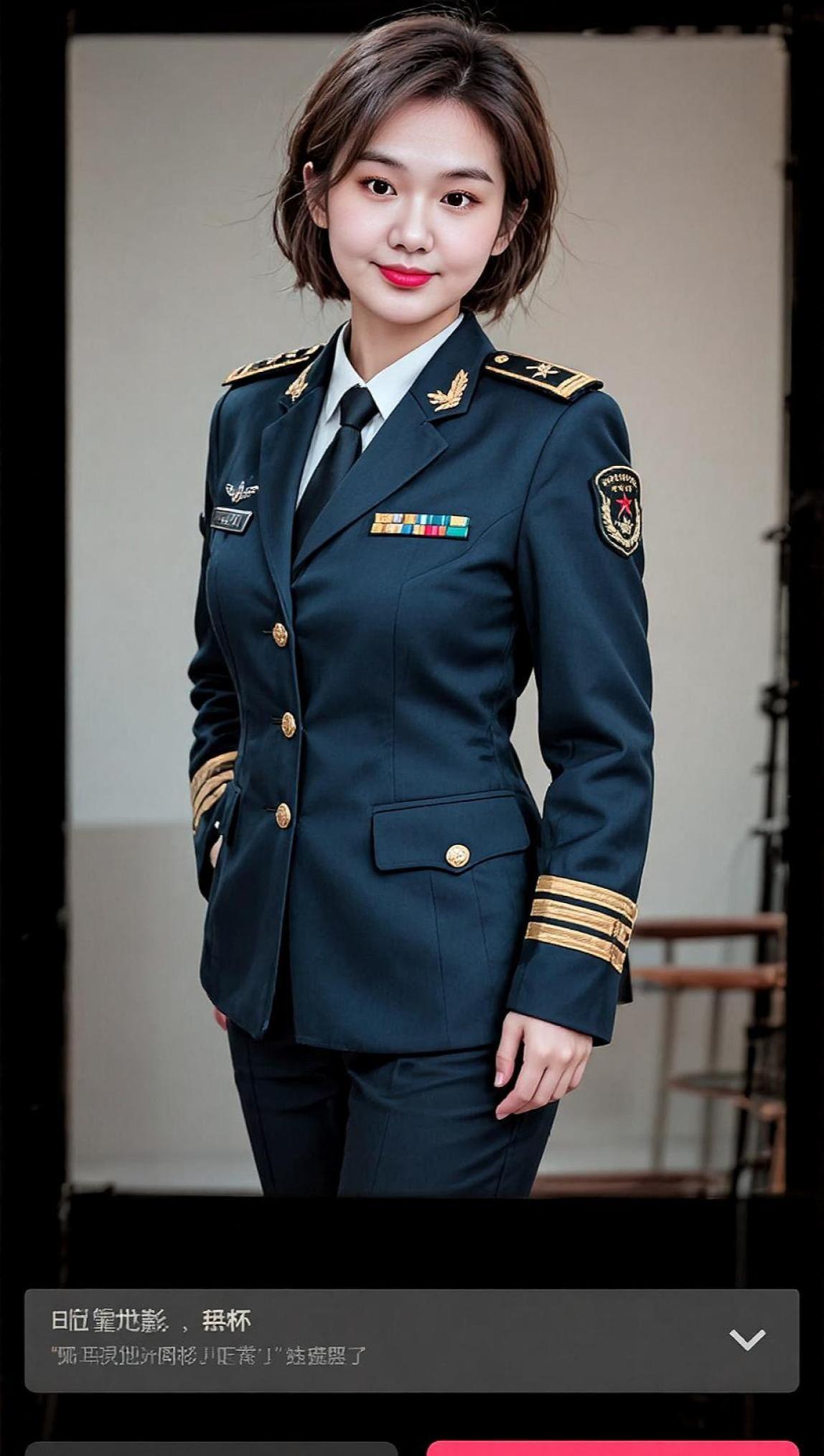 AI军装正装照