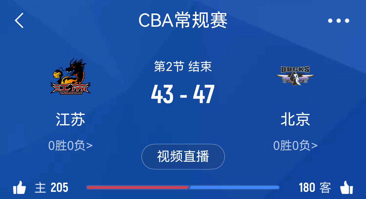 能告诉我北京这场发生了什么么？我看了半节以为没悬念了，去看其他场次了cba