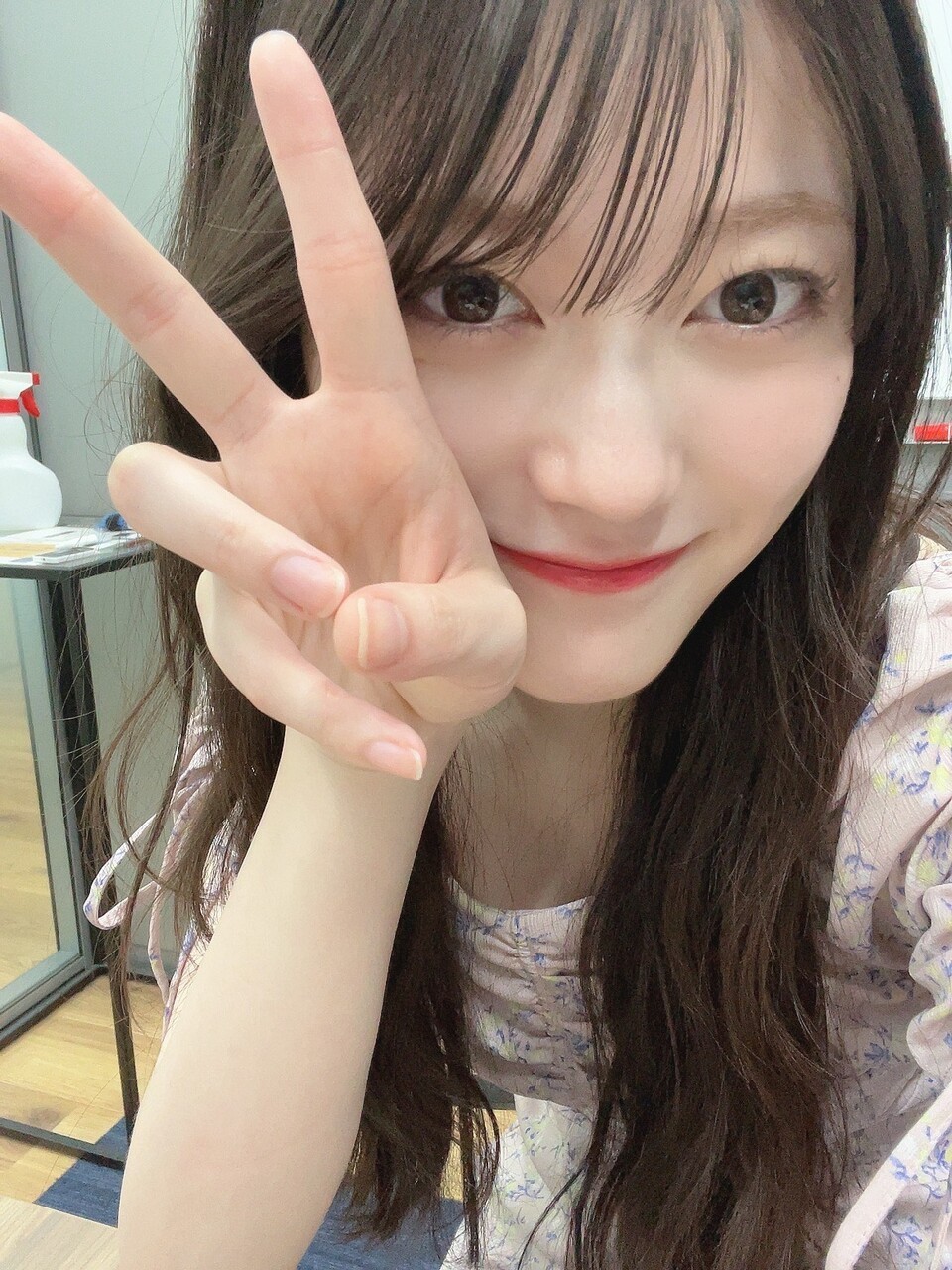 幸阪茉里乃「オンラインミーグリ2日間ありがとうございました！いぇい。1年か2年く