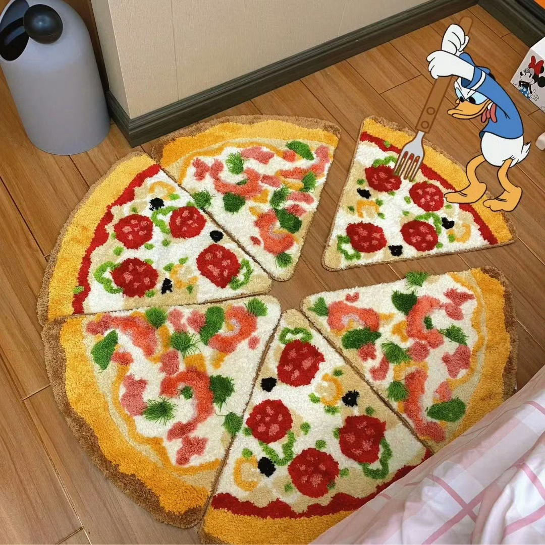 一个朋友分一块披萨地毯🍕 