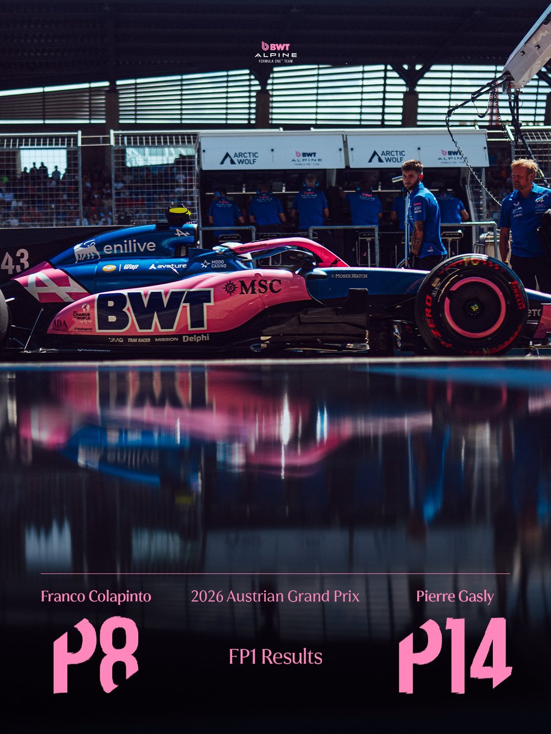 2026F1奥地利大奖赛 周五练习赛成绩单顺利完成测试任务FP1——P14FP2