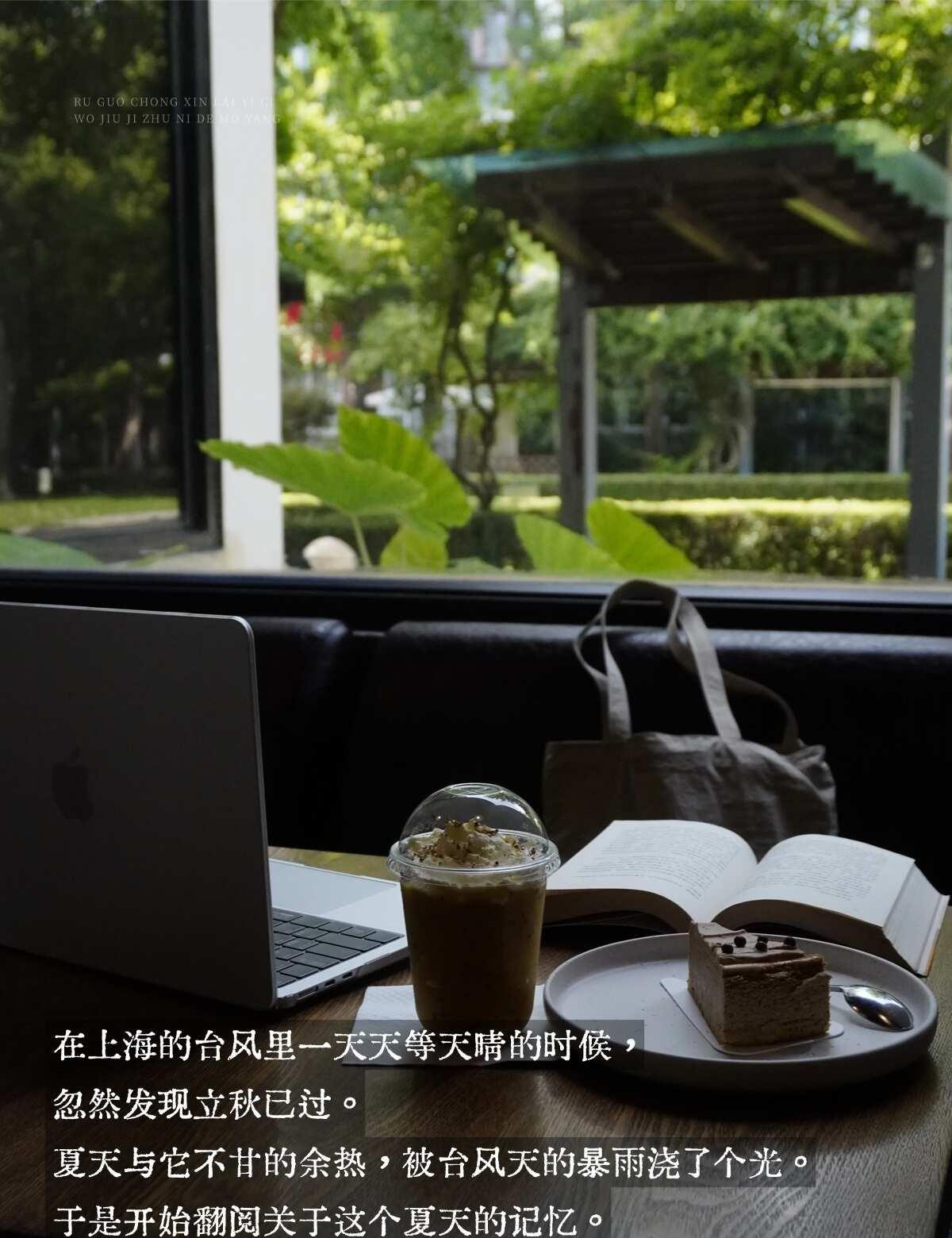 “我们还有多少个夏天可以浪费”
在上海的台风里一天天等天晴的时候，
忽然发现立秋