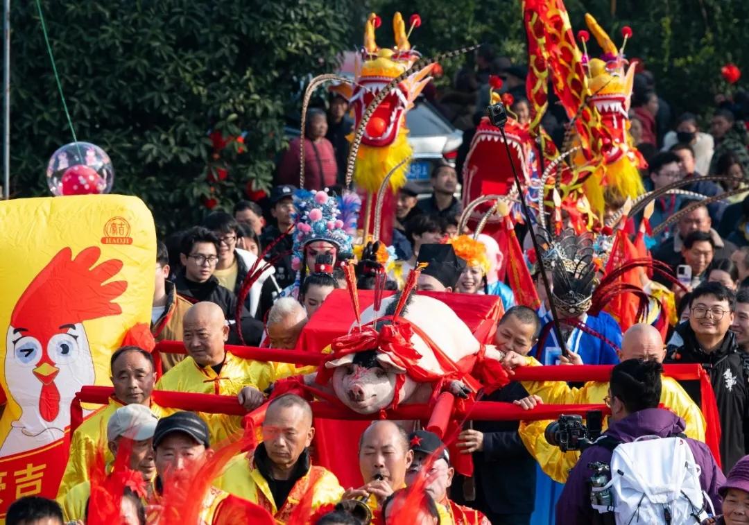 不只“摇人按猪”！来成都这个村，过最潮非遗年