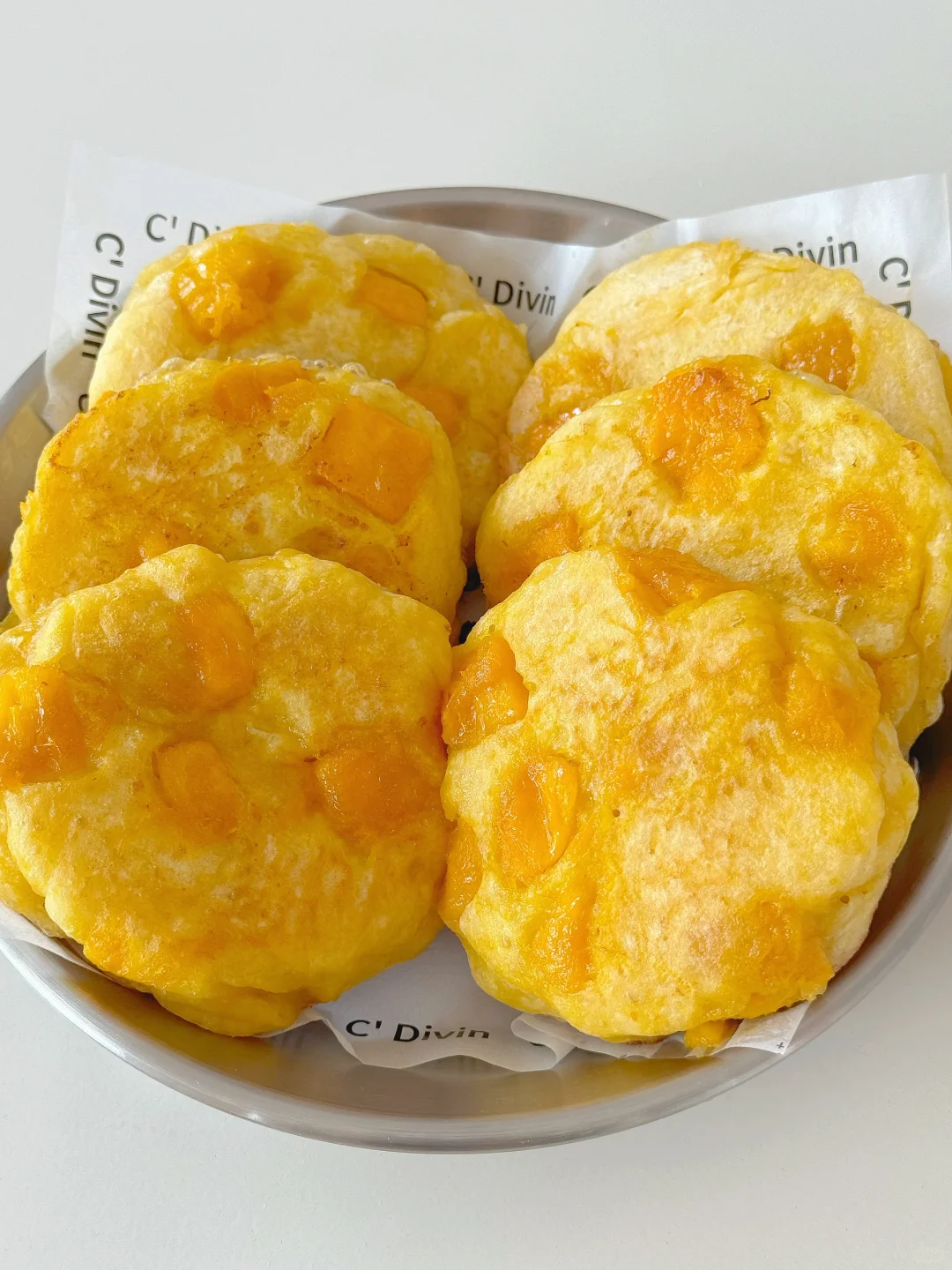 芒果发面软饼❗️又香又软搅一搅就能成功！