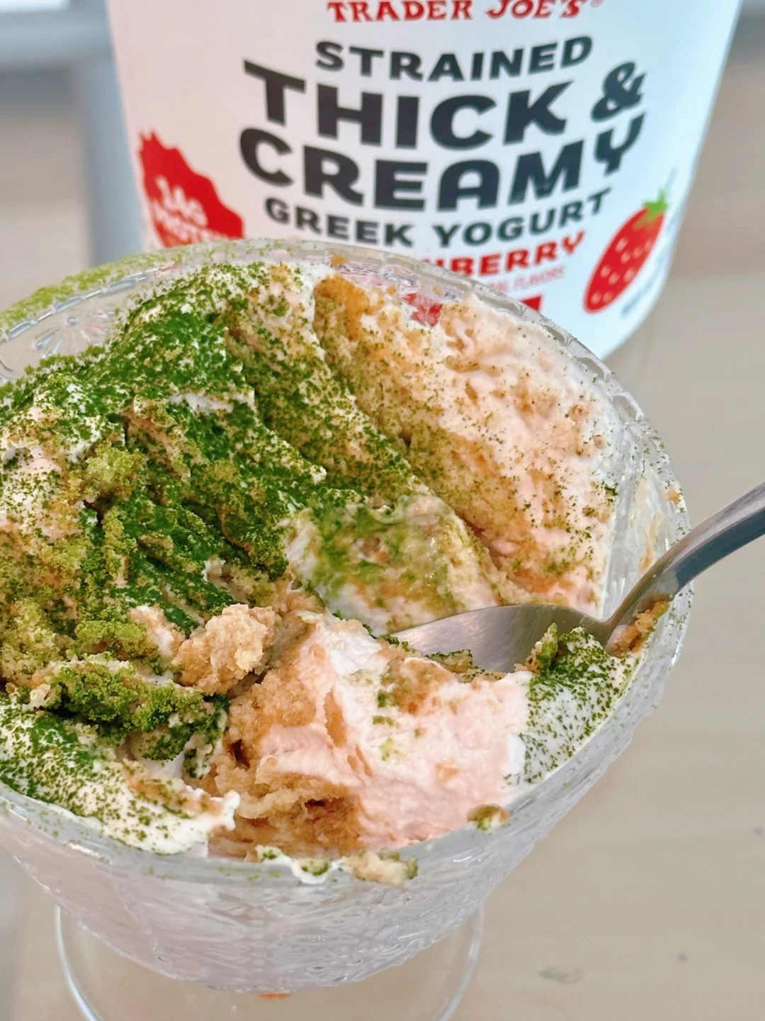 缺德舅干噎酸奶🍓做邪修抹茶草莓提拉米苏🍵