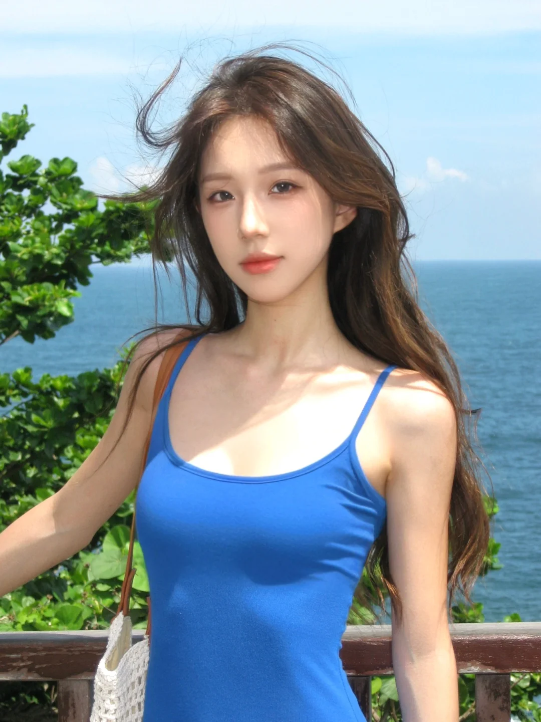 吹海边的风