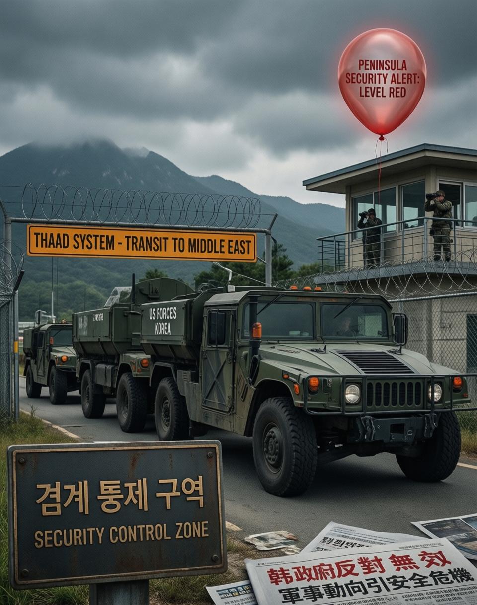 突发！美军紧急抽调驻韩“萨德”赴中东，韩国反对落空，半岛防御出现缺口

中东局势