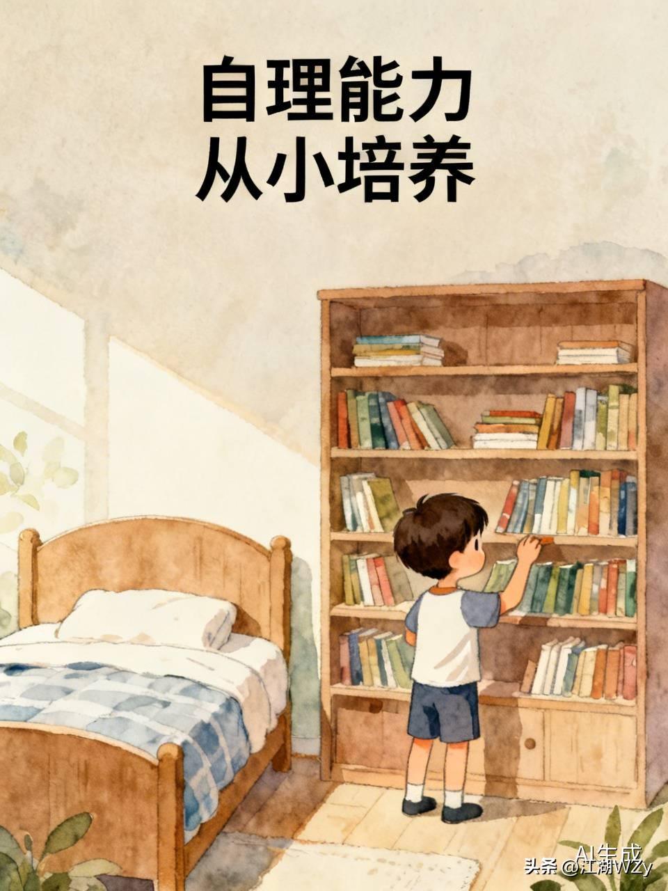 我觉得，现在培养孩子们，学习是一方面外，培养自理能力，也是很重要的。

现在有许