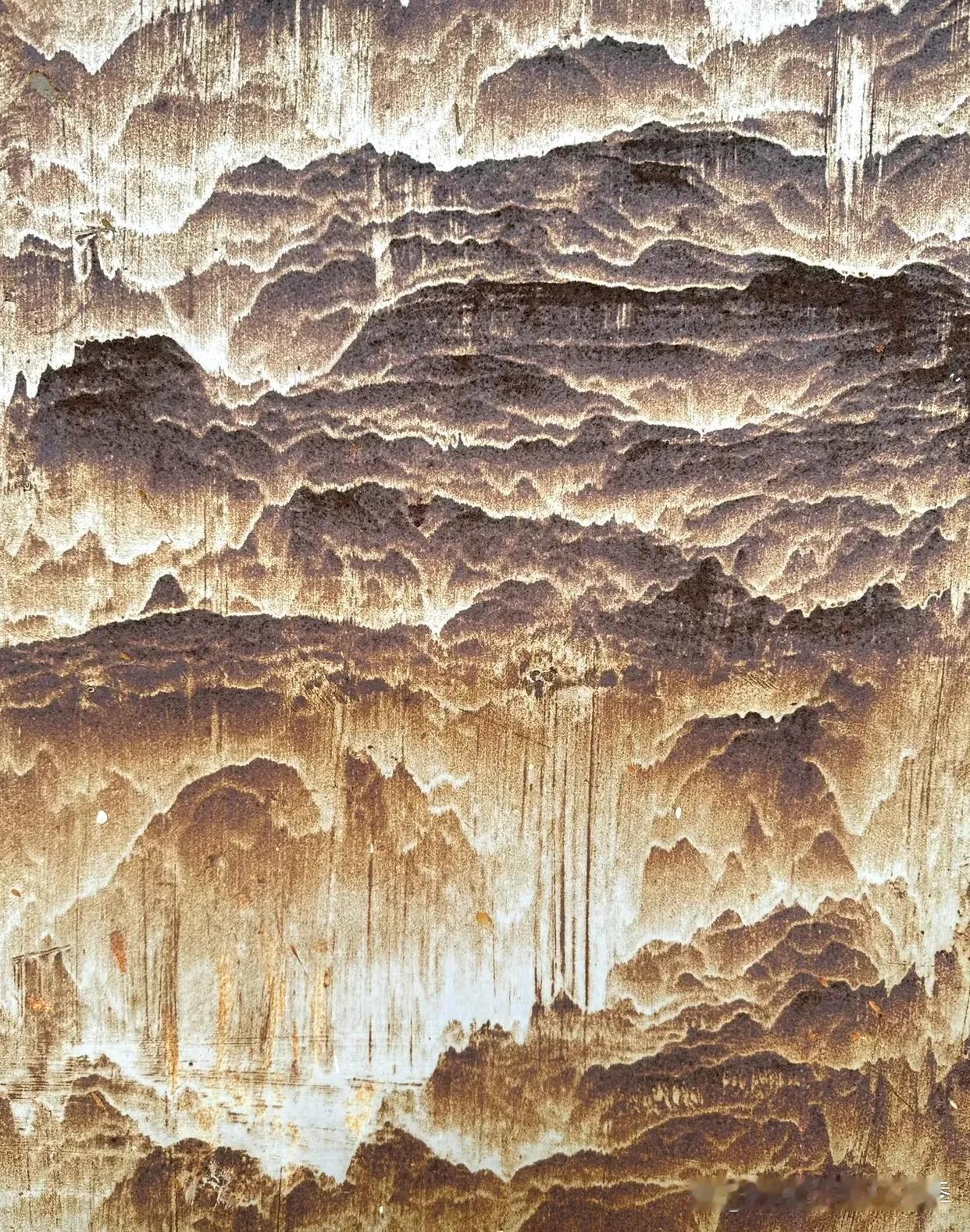 铁门竟然成一幅画了