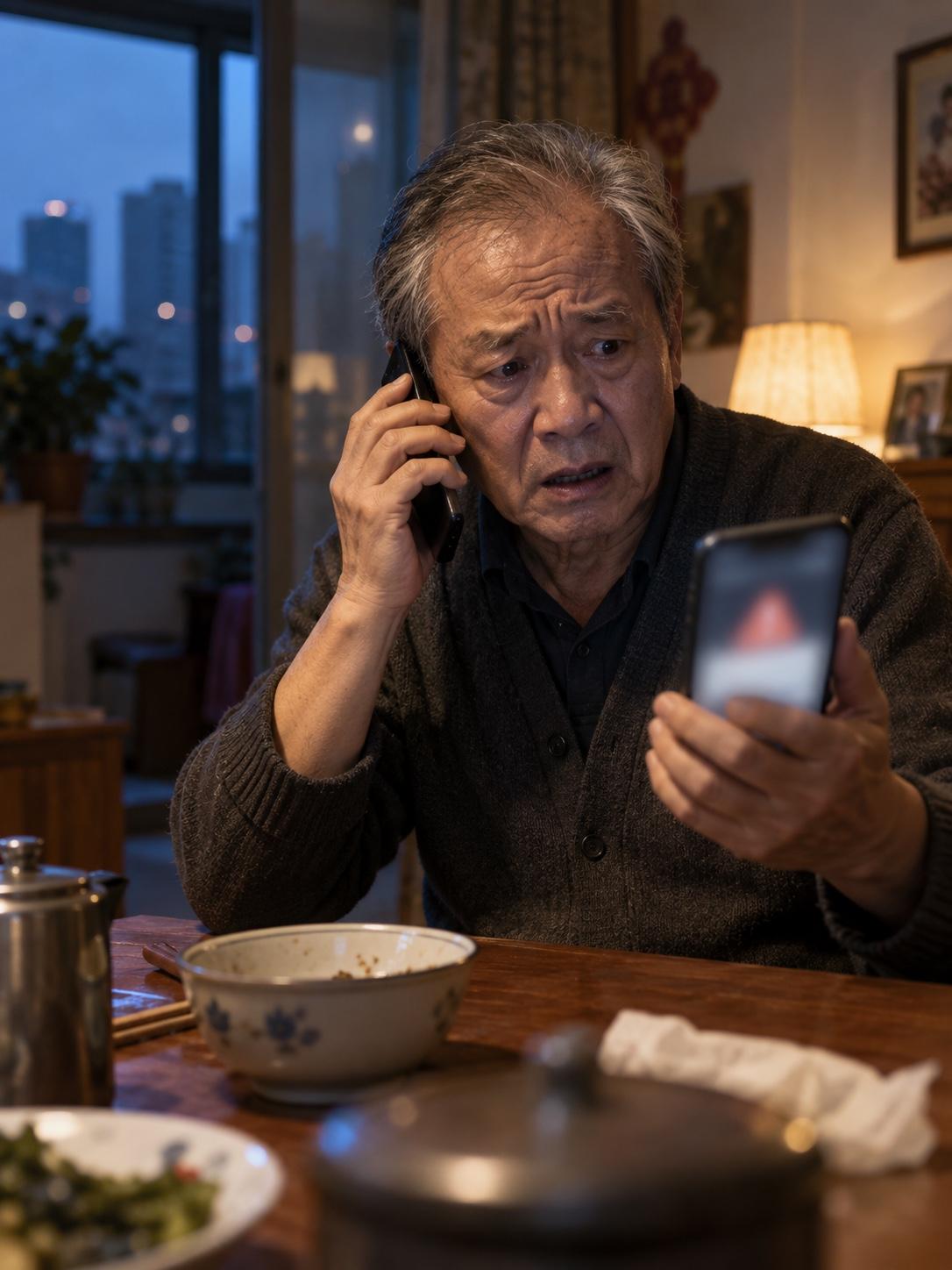 陌生人催你马上转账，先别急着点确认。

家里老人接到“客服退款”电话，对方一口一