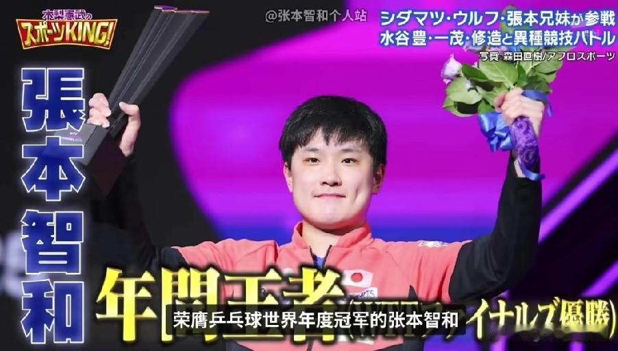 我去！张本智和居然承认，自己是年度世界冠军！还默认日本队已经超越中国队！

日本