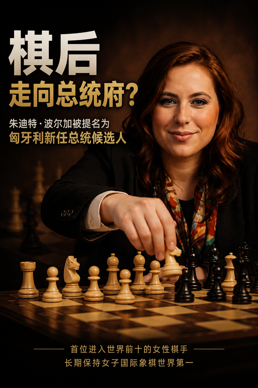 世界棋坛传奇，或将成为匈牙利下一任总统。匈牙利总理彼得·马扎尔宣布，将提名国际象
