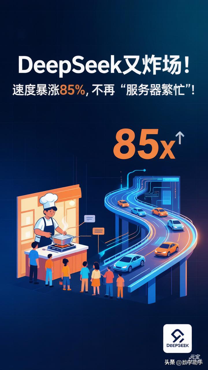 以后再也看不到“服务器繁忙”了？DeepSeek新论文，专治各种AI急性子！
