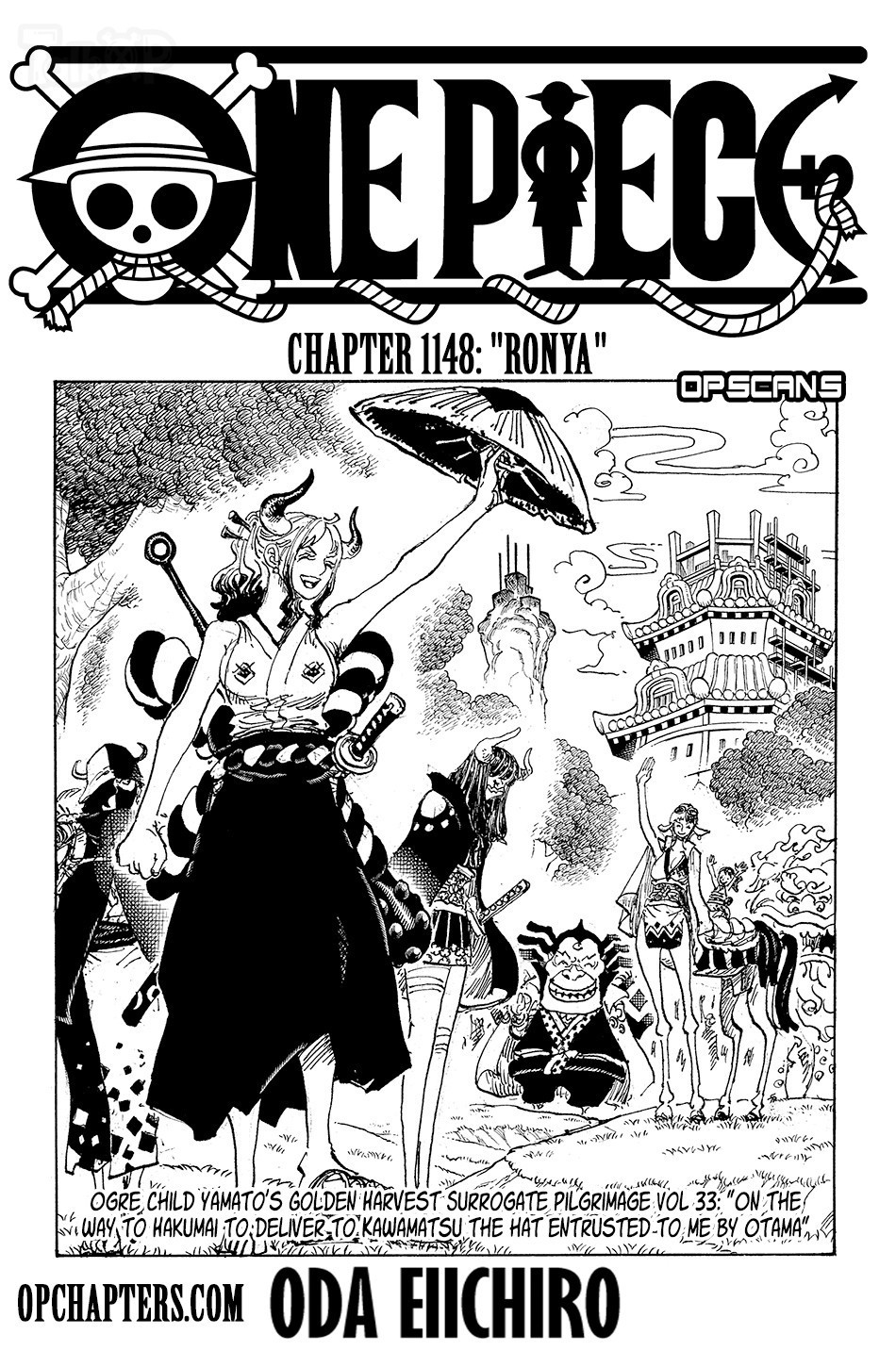 （英文版）海贼王1148话漫画全图（OPSCAN组-该版本为尝鲜用）。海贼王11