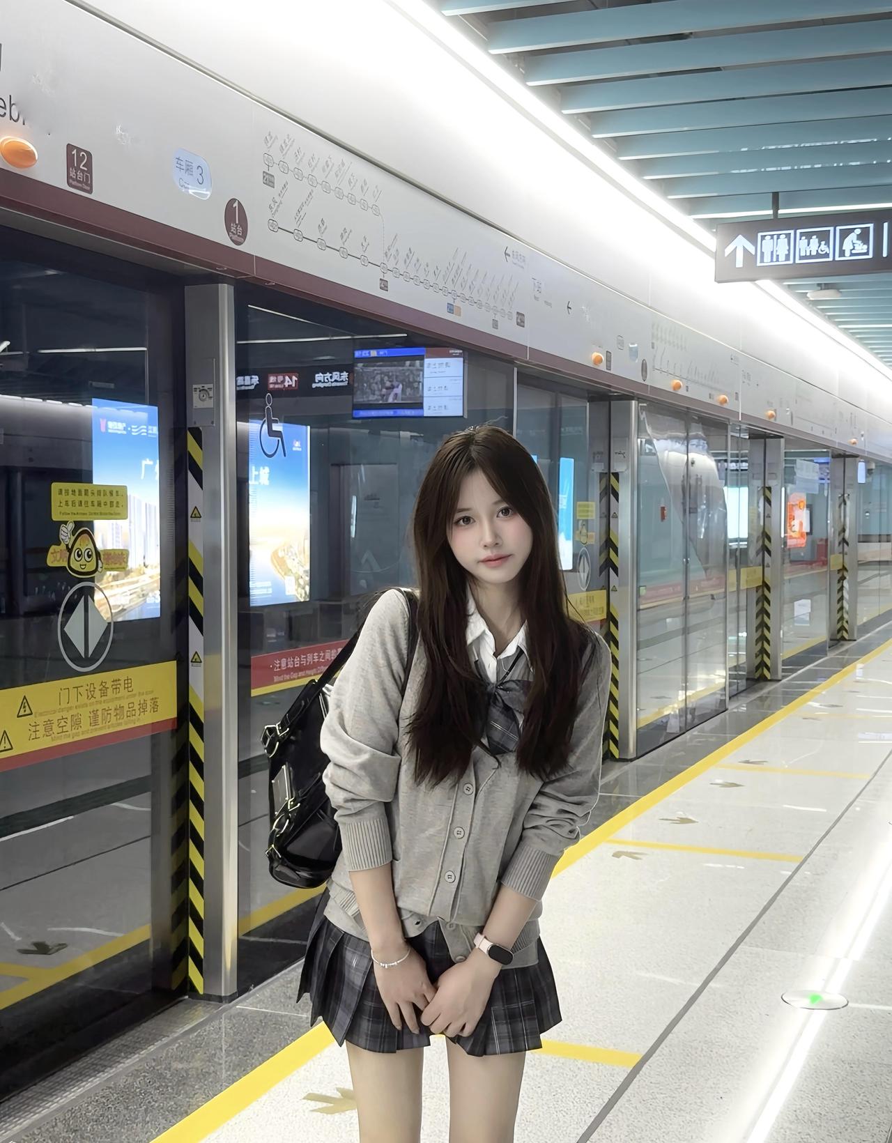 长得有点甜，穿的有点甜