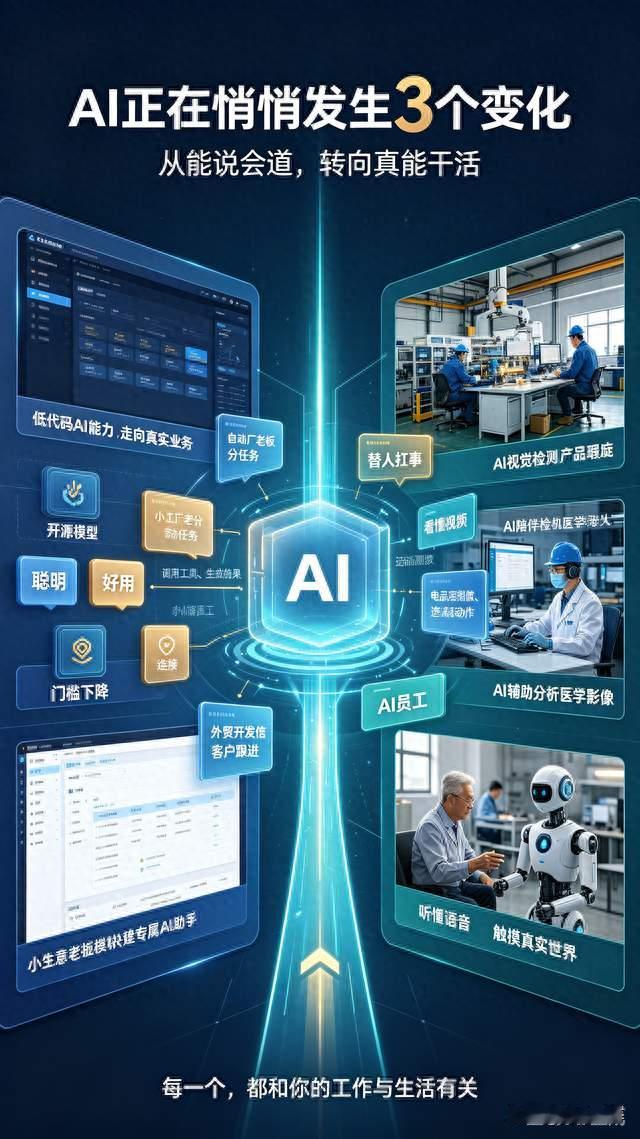 从技术出发：AI正在悄悄发生3个肉眼可见的变化，每个都和你有关