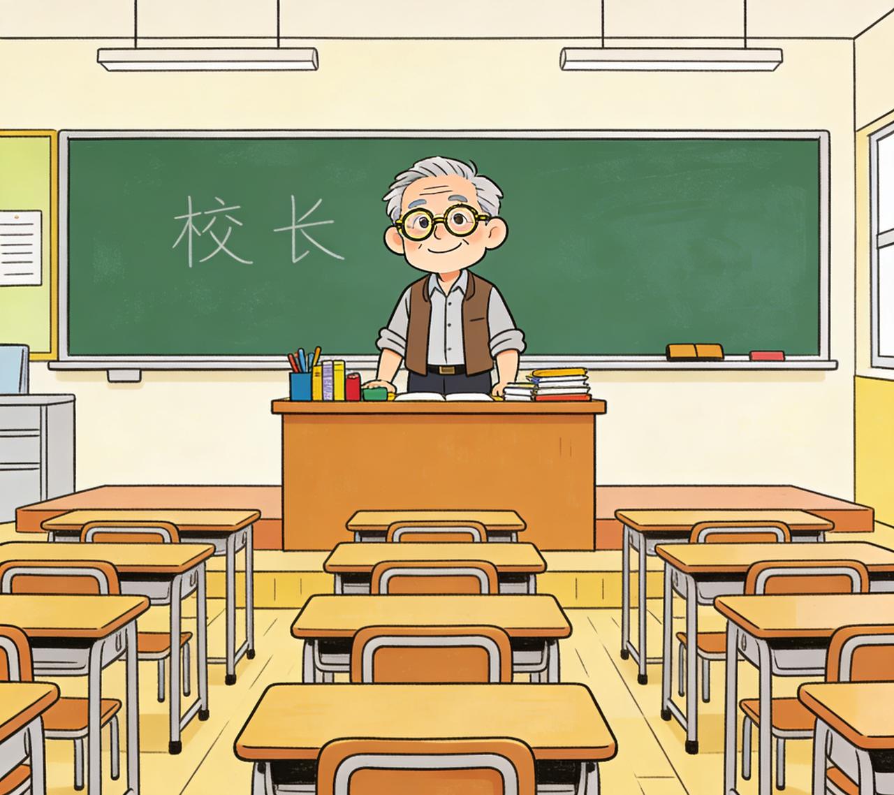 我记得上学那会儿，
学生们平常根本见不到校长啊[捂脸]
感觉校长就像个神秘人物，