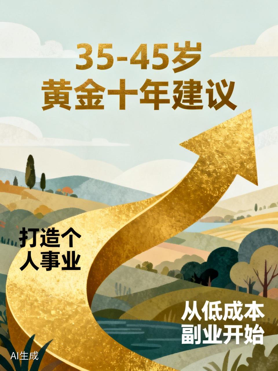 35-45岁之间的黄金十年，建议你做3件事，尽量去做个人事业，被辞退了，很难在进