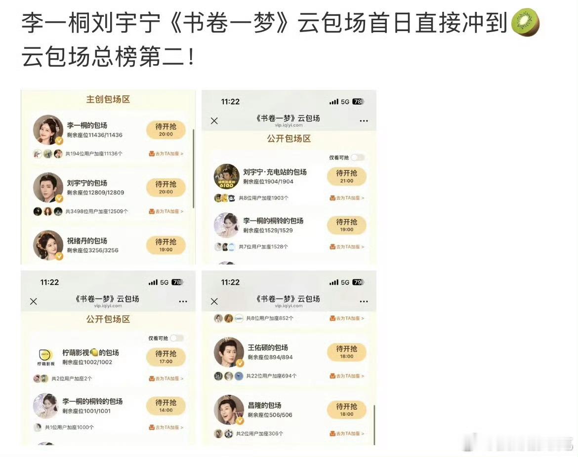 🥝云包场第一谁来着？我为？ ​​​