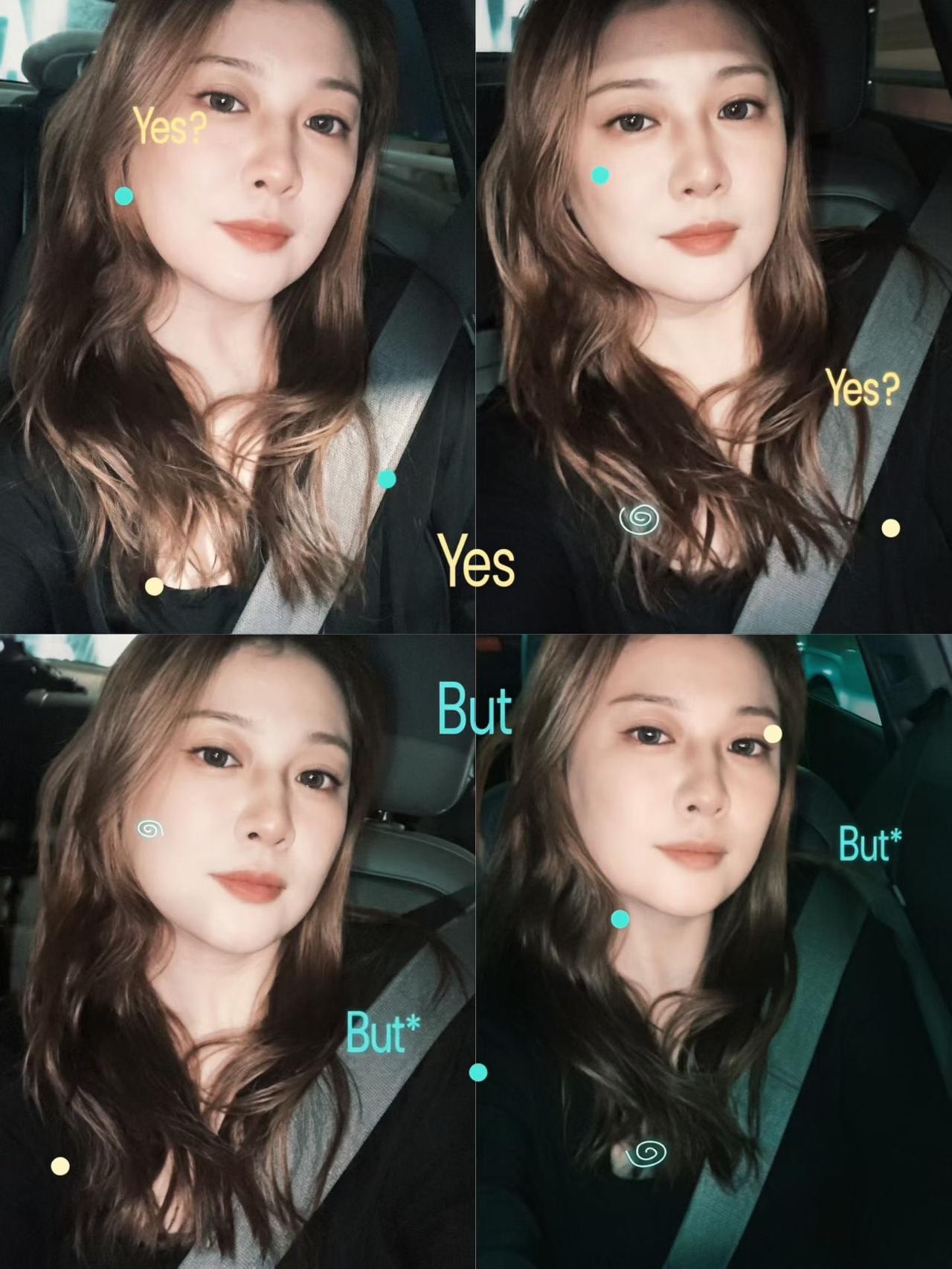 在车里自拍，表情有点纠结。打工人的上班日常 天冷锻炼后出汗怎么办 交换一张运动完