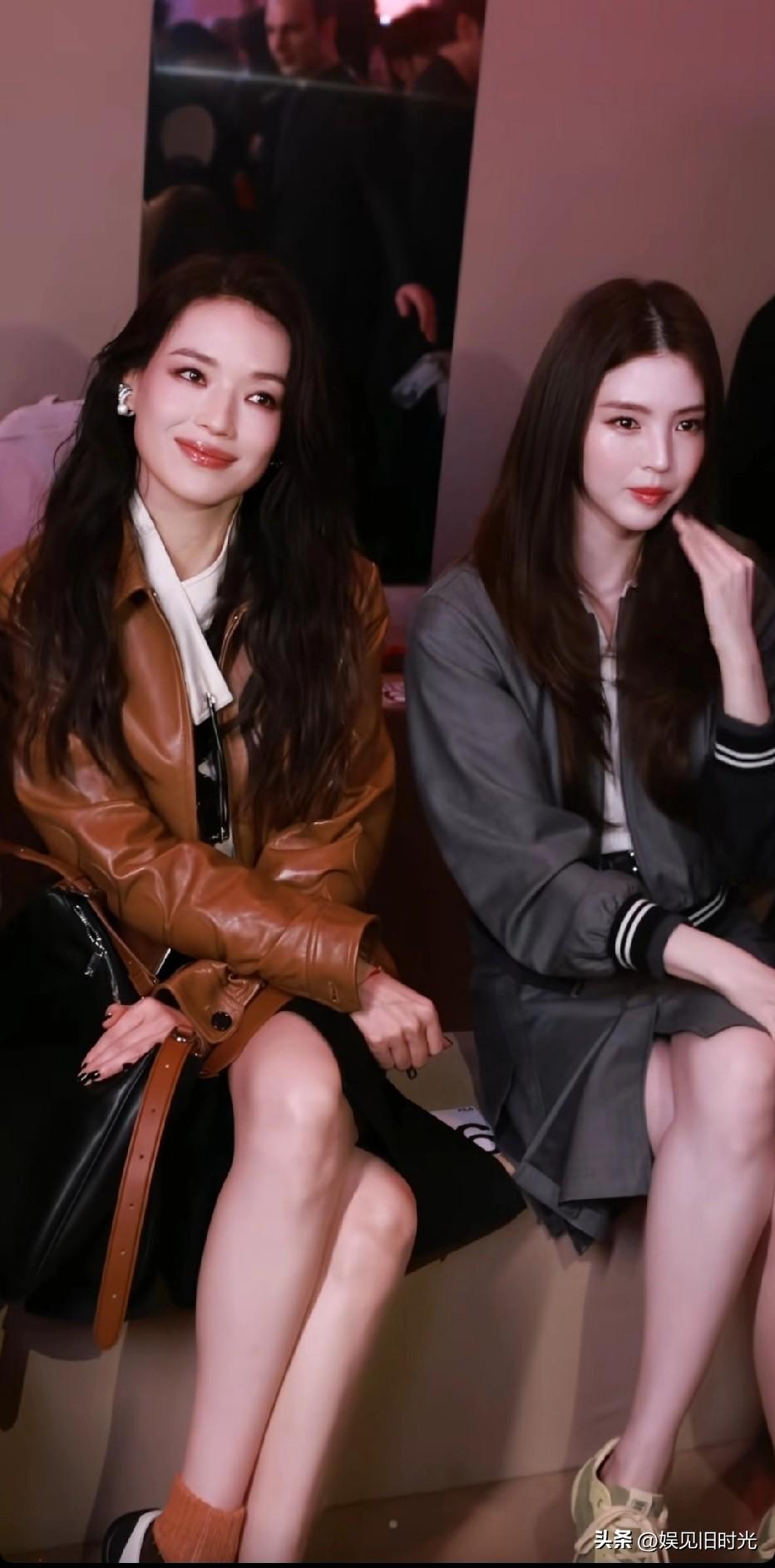 俩美女同框，大部分网友都毫不吝啬赞美舒淇，当然也有部分网友不乐意了:你们怎么回事